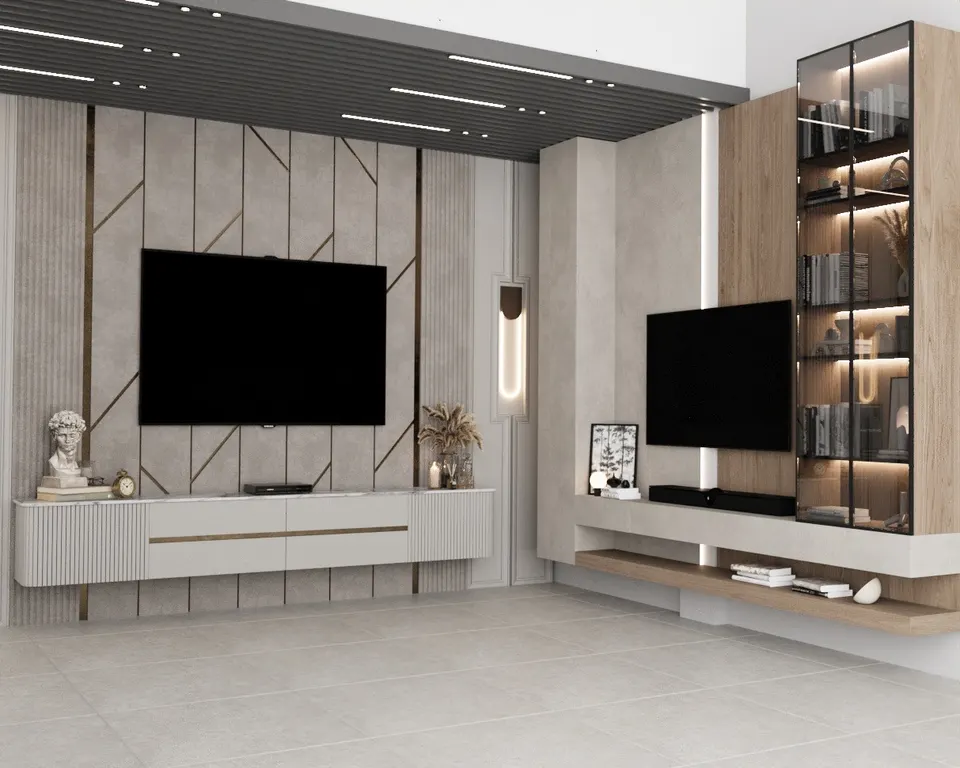 render tv wall